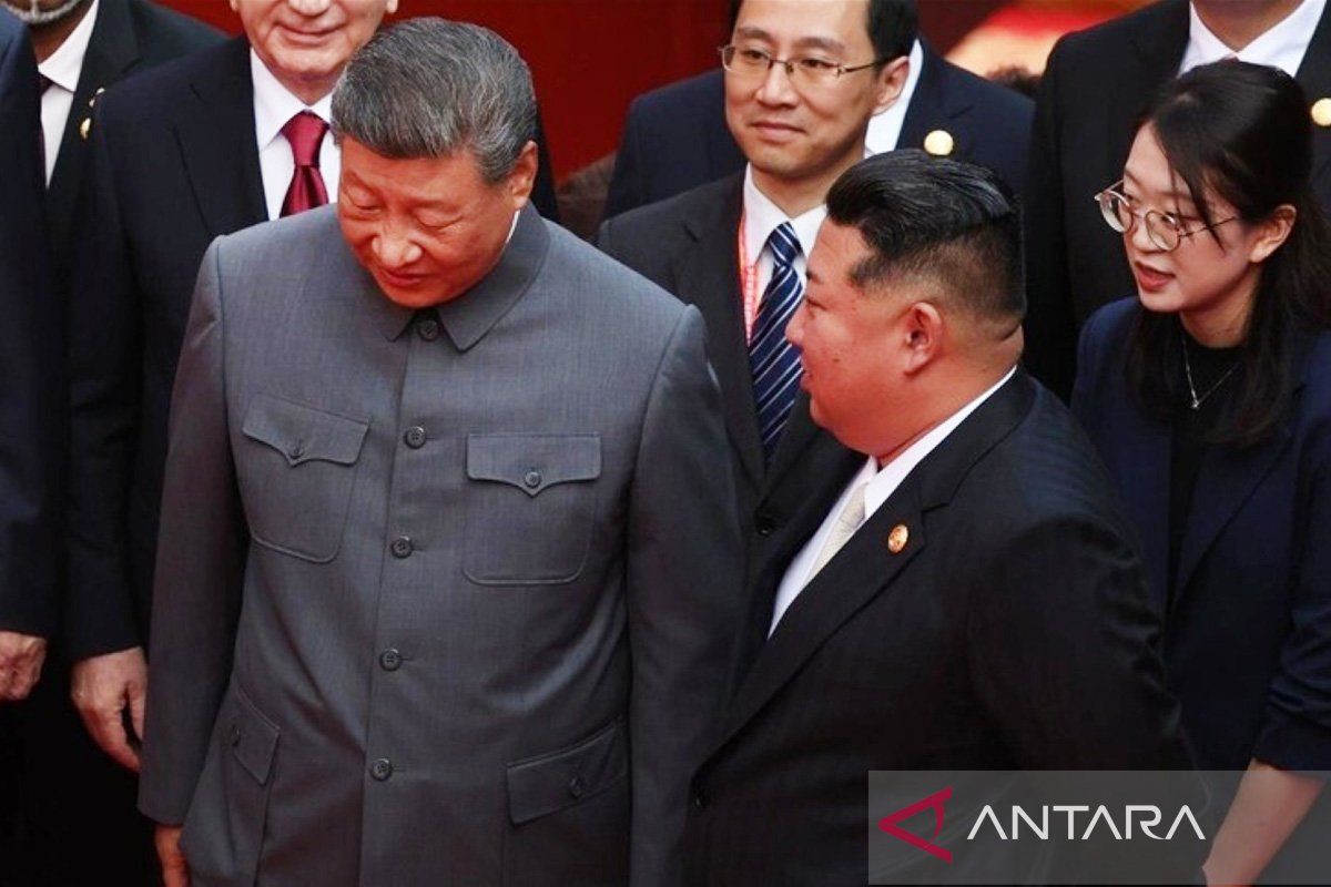 Xi-Jinping-dan-Kim-Jong-Un