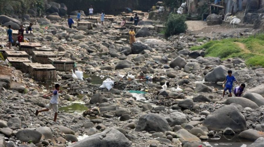 debit-air-sungai-ciliwung-di-bogor-menyusut-saat-kemarau-2823217